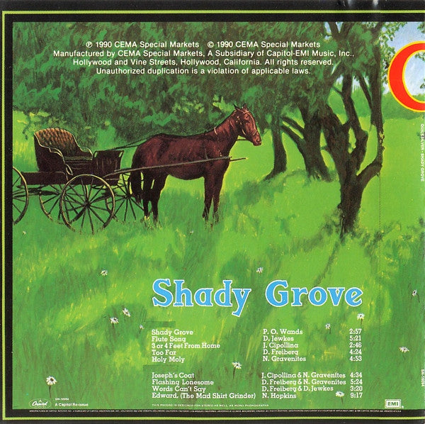 Quicksilver Messenger Service : Shady Grove (CD, Album, RE)