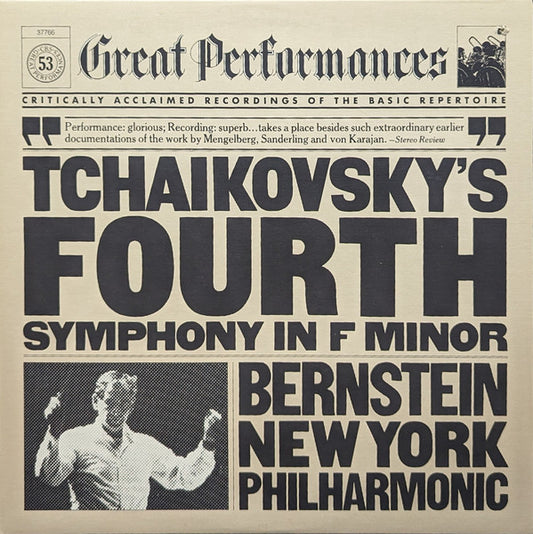 Tchaikovsky* - Bernstein*, New York Philharmonic : Symphony No. 4 In F Minor, Op. 36 (LP, Album, RE, RM)