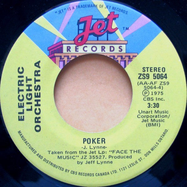 Electric Light Orchestra : Confusion (7", Single)