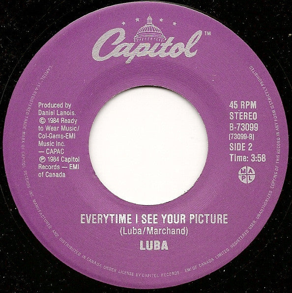 Luba : Giving Away A Miracle (7", Single)