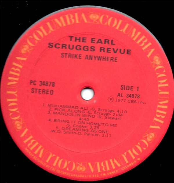 Earl Scruggs Revue : Strike Anywhere (LP, Album)
