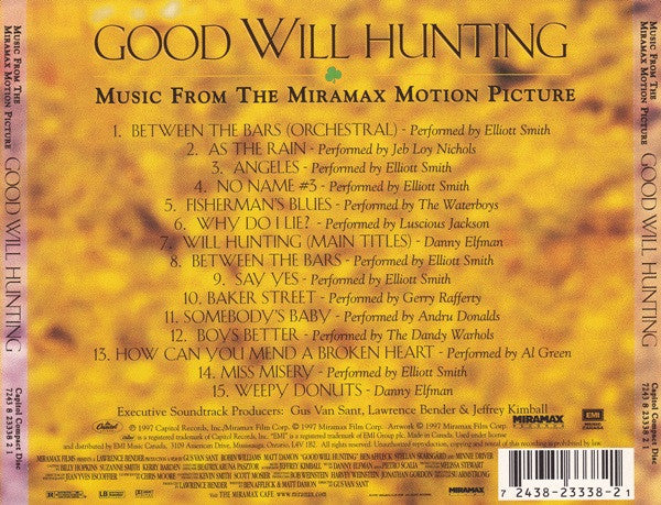 Various : Good Will Hunting (Music From The Miramax Motion Picture) (CD, Comp)