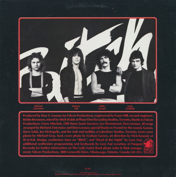 The Lydia Taylor Band : Bitch (LP, Album)