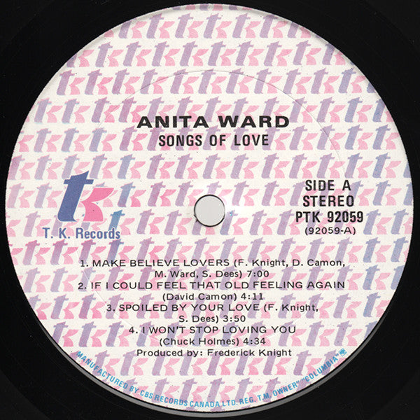 Anita Ward : Songs Of Love (LP, Album)