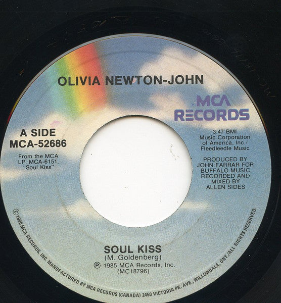 Olivia Newton-John : Soul Kiss / Electric (7", Single)