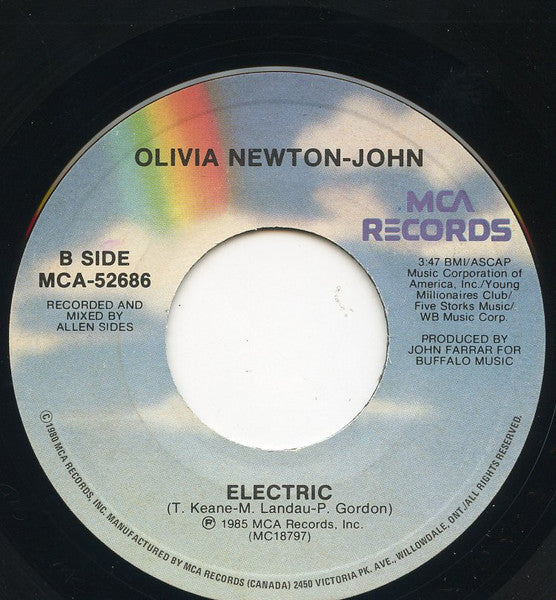Olivia Newton-John : Soul Kiss / Electric (7", Single)