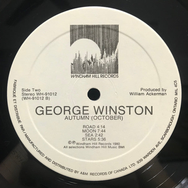 George Winston : Autumn (LP, Album, RE)
