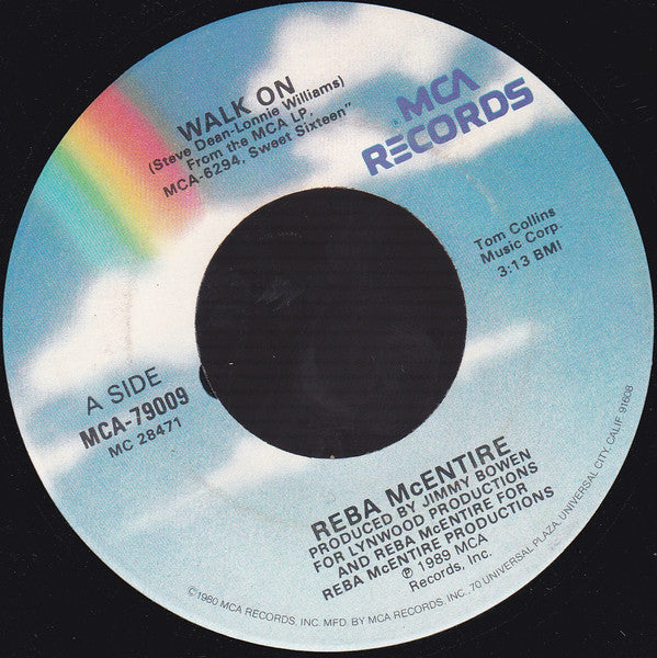 Reba McEntire : Walk On (7", Single, Glo)