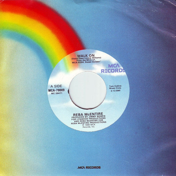 Reba McEntire : Walk On (7", Single, Glo)