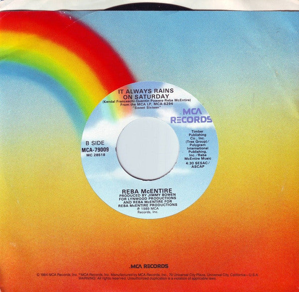 Reba McEntire : Walk On (7", Single, Glo)