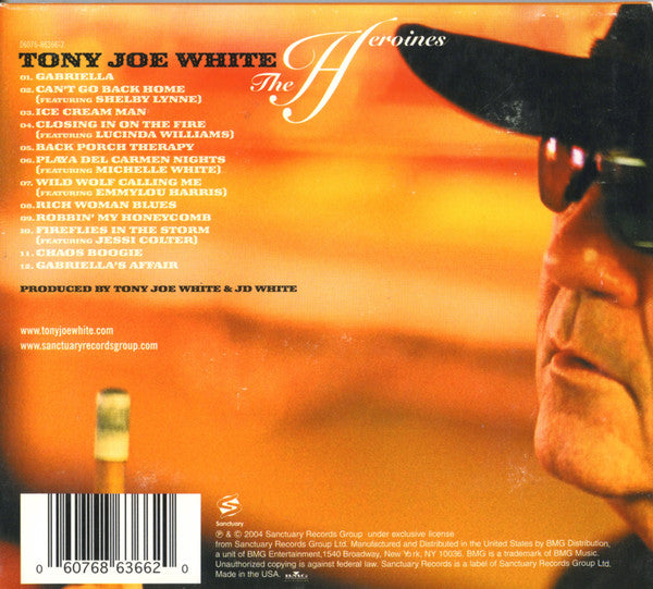 Tony Joe White : The Heroines (CD, Album, Dig)