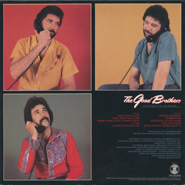 The Good Brothers (2) : Person To Person (LP, Album)