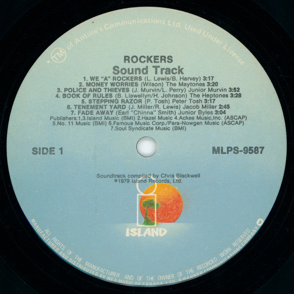 Various : Rockers (The Original Soundtrack From The Film) (LP, Comp)
