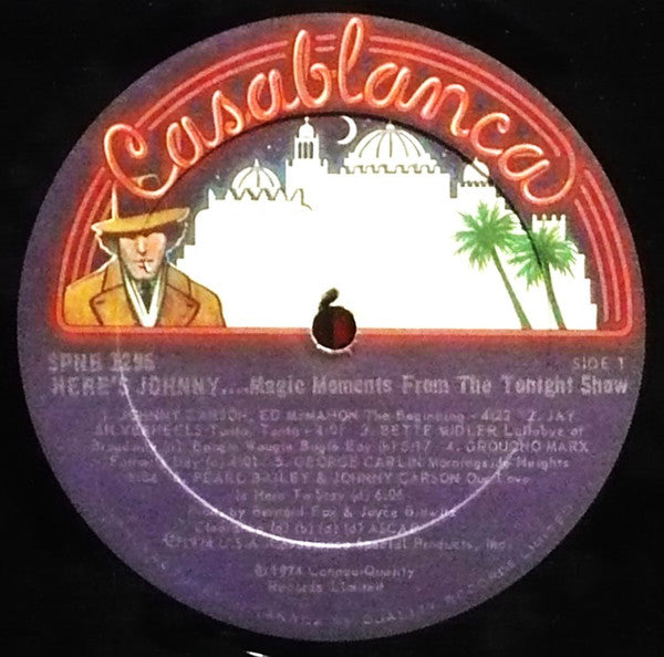 Johnny Carson : Here's Johnny.... Magic Moments From The Tonight Show (2xLP, Album)