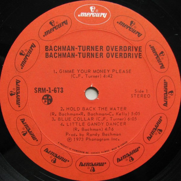 Bachman-Turner Overdrive : Bachman-Turner Overdrive (LP, Album, Gat)