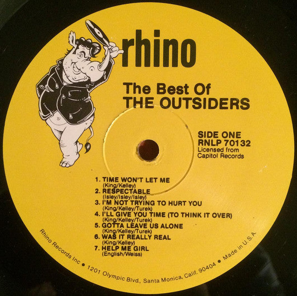 The Outsiders (4) : The Best Of The Outsiders (LP, Comp, Rai)