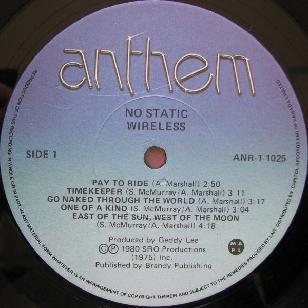Wireless (8) : No Static (LP, Album)