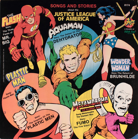 Unknown Artist : Songs And Stories About The Justice League Of America (LP)