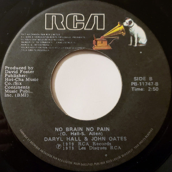 Daryl Hall & John Oates : Wait For Me (7", Single)