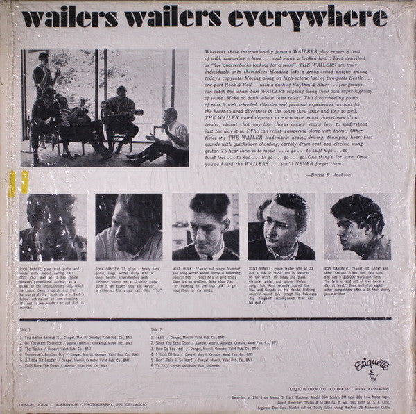 The Wailers (2) : Wailers Wailers Everywhere (LP, Album, Mono)