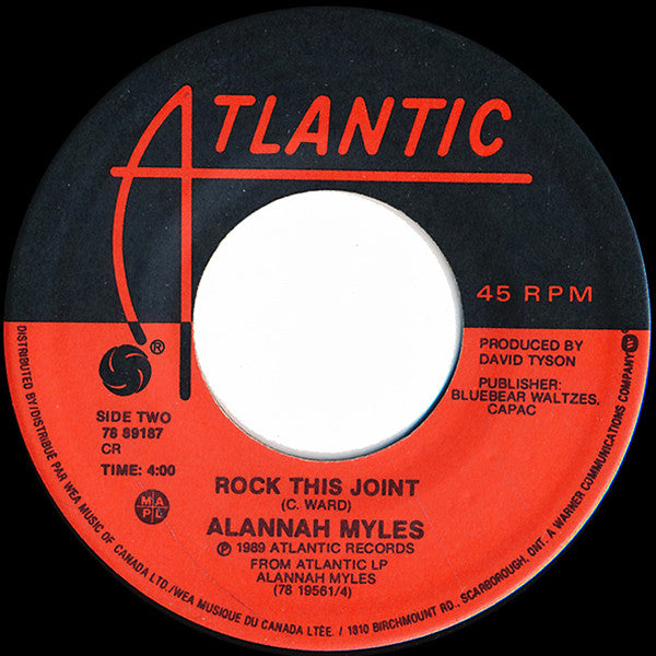 Alannah Myles : Love Is (7", Single)