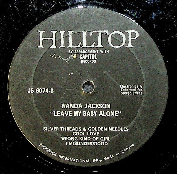 Wanda Jackson : Leave My Baby Alone (LP, Comp)
