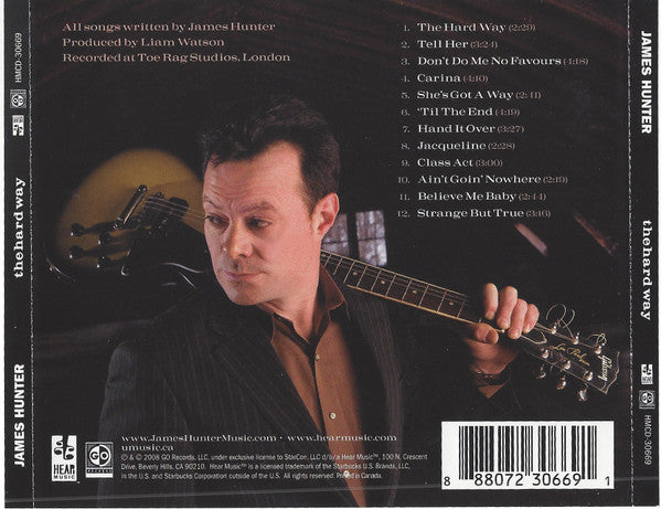 James Hunter : The Hard Way (CD, Album)