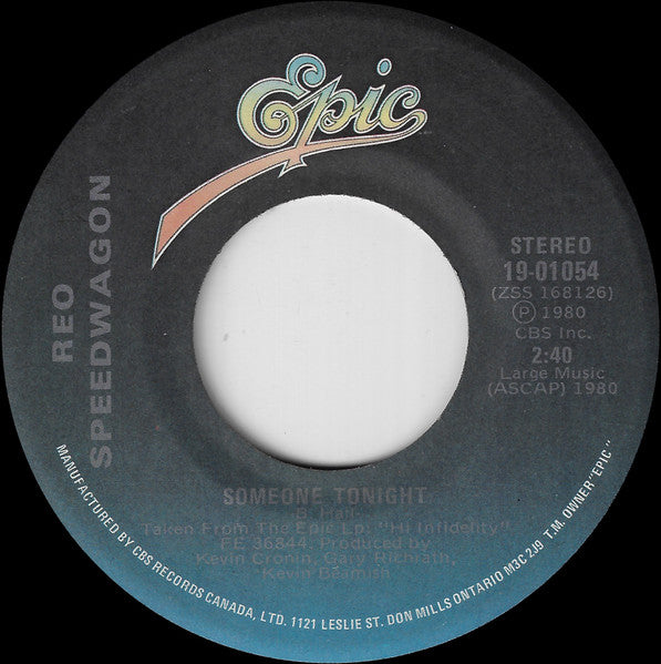 REO Speedwagon : Take It On The Run (7", Single)