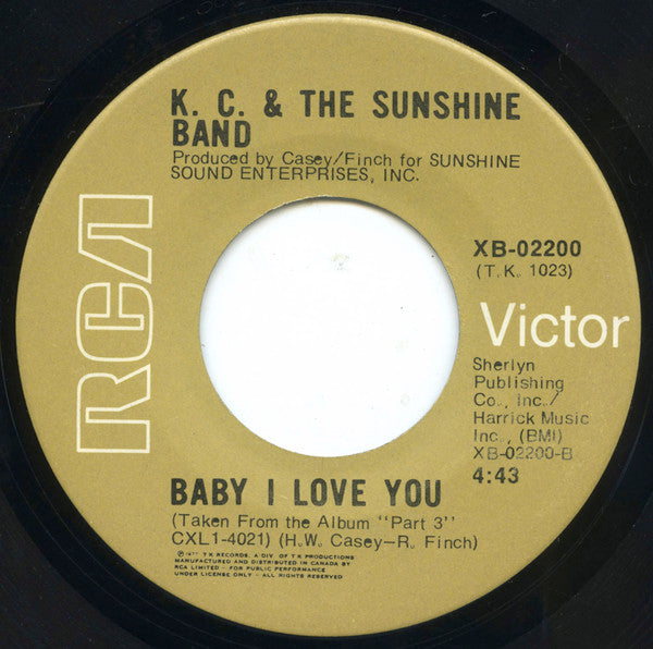 KC & The Sunshine Band : Keep It Comin' Love (7", Single)