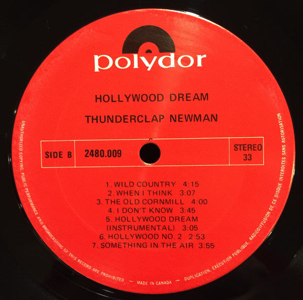 Thunderclap Newman : Hollywood Dream (LP, Album, RE)