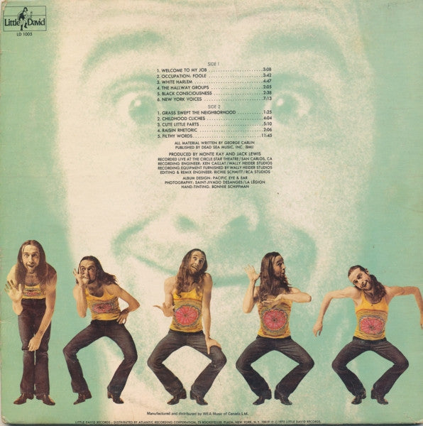 George Carlin : Occupation: Foole (LP, Album, Gat)