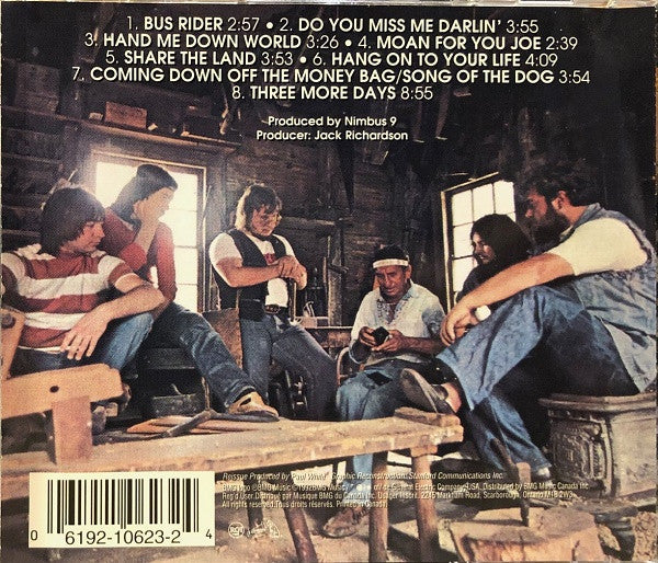 The Guess Who : Share The Land (CD, Album, RE, RP)