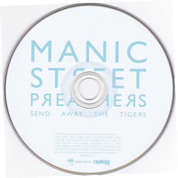 Manic Street Preachers : Send Away The Tigers (CD, Album)