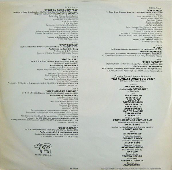 Various : Saturday Night Fever (The Original Movie Sound Track) (2xLP, Album, Comp)