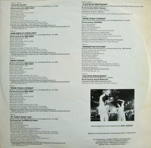 Various : Saturday Night Fever (The Original Movie Sound Track) (2xLP, Album, Comp)