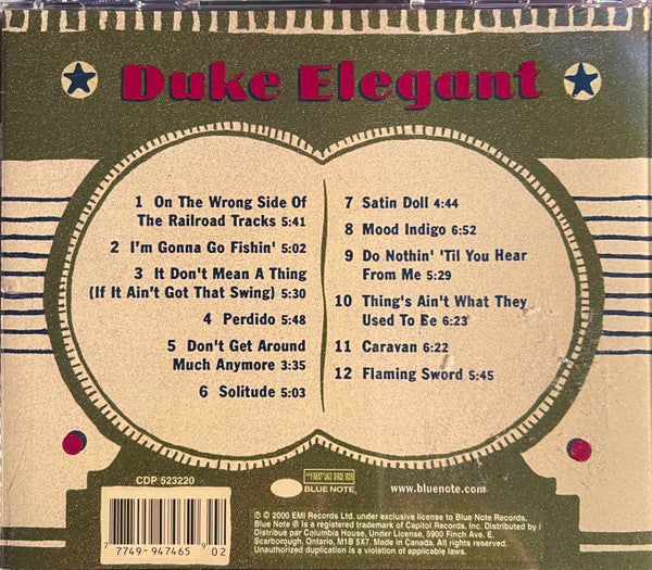 Dr. John : Duke Elegant (CD, Album, Club, Col)