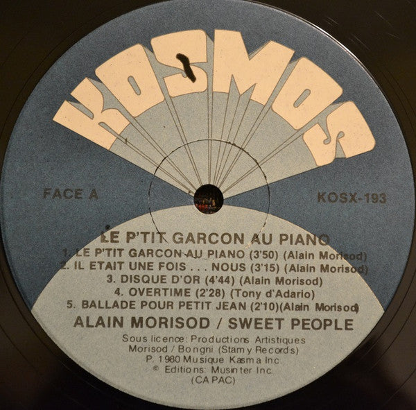 Alain Morisod / Sweet People : Le P'tit Garcon Au Piano (LP, Album)