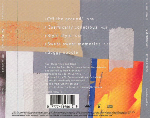 Paul McCartney : Off The Ground (CD, Maxi)