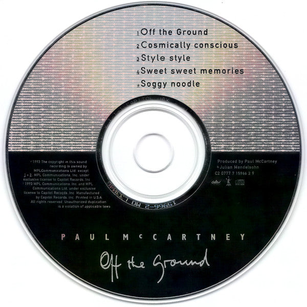 Paul McCartney : Off The Ground (CD, Maxi)