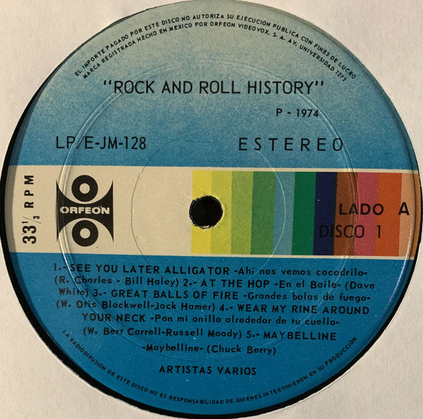 Various : Rock & Roll History Old Rock Testament (3xLP, Comp)