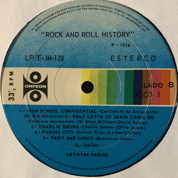 Various : Rock & Roll History Old Rock Testament (3xLP, Comp)