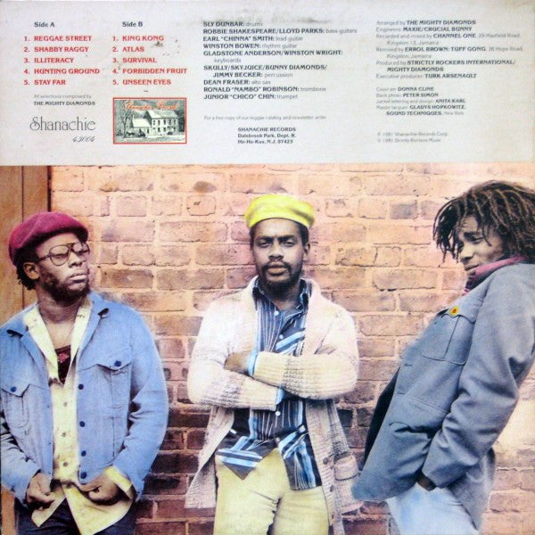 The Mighty Diamonds : Reggae Street (LP, Album)
