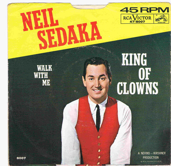 Neil Sedaka : King Of Clowns (7", Single)