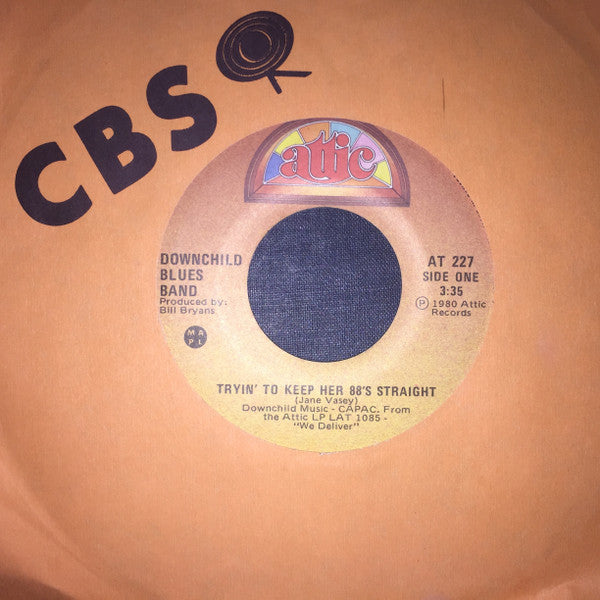 Downchild Blues Band : Tryin' To Keep Her 88's Straight / Oh! Oh! (7")