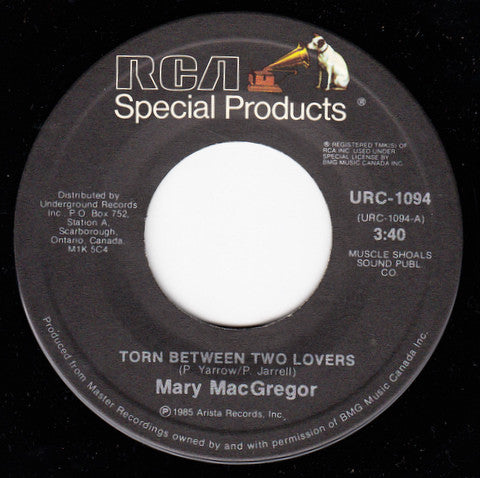 Mary MacGregor / Ann-Margaret* : Torn Between Two Lovers / I Just Don't Understand (7", Single)