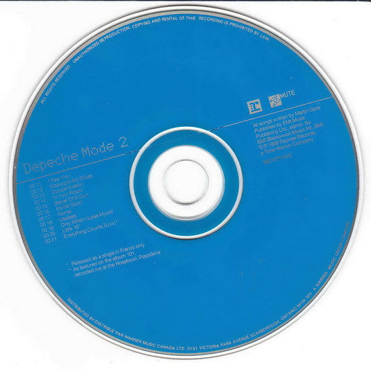 Depeche Mode : The Singles 86>98 (2xCD, Comp, Club, RM)