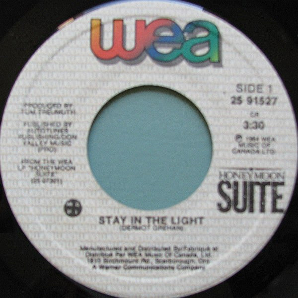 Honeymoon Suite : Stay In The Light (7", Single)