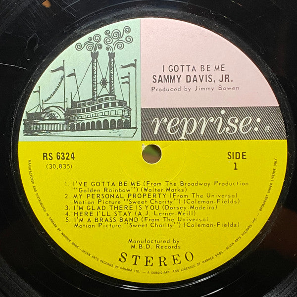 Sammy Davis Jr. : I Gotta Be Me (LP)