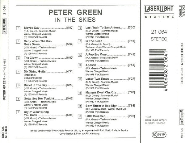 Peter Green (2) : In The Skies (CD, Comp)
