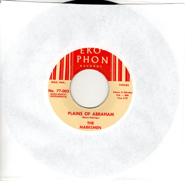 THE MARKSMEN (23), Harry Holunga : Plains Of Abraham / This Night Will Never End (7", Single)